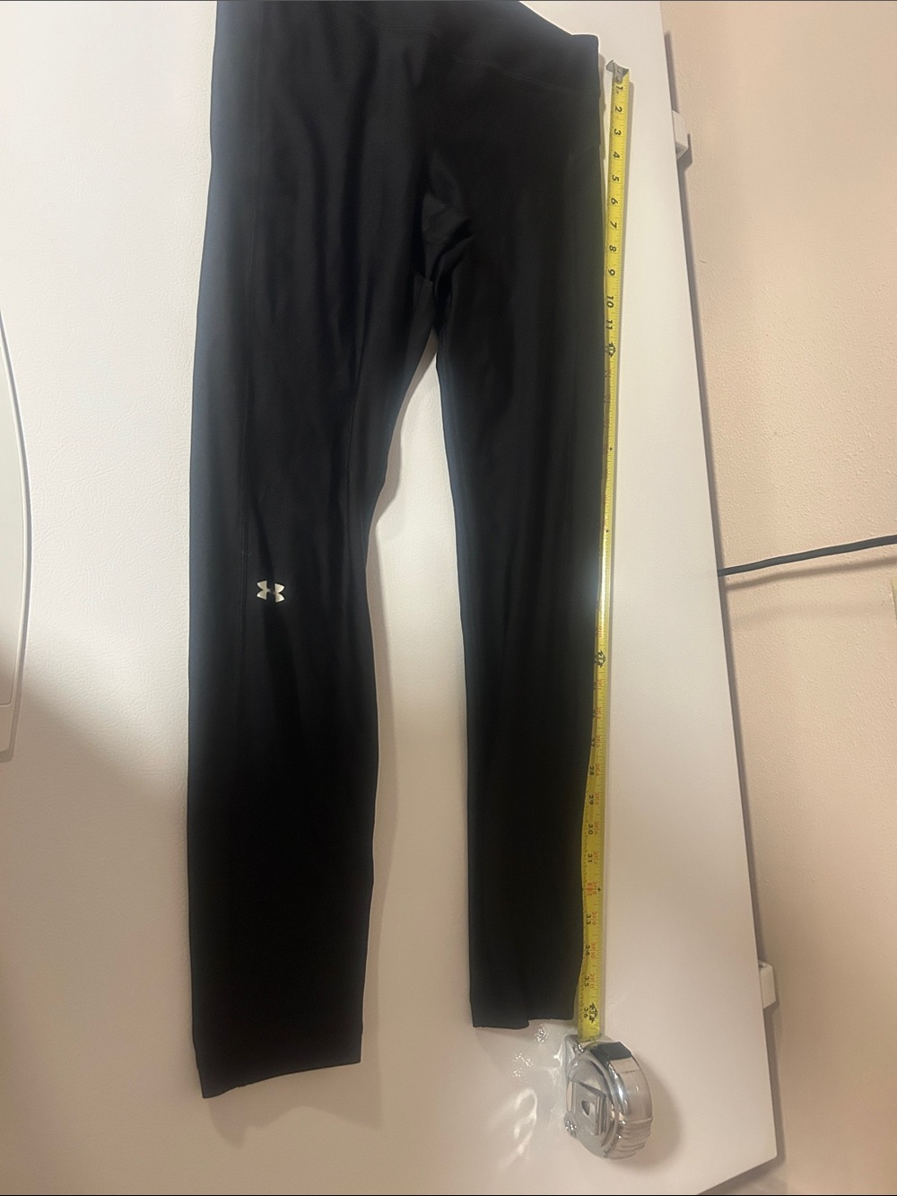 Under Armour Black Compression Leggings with Micro Logo